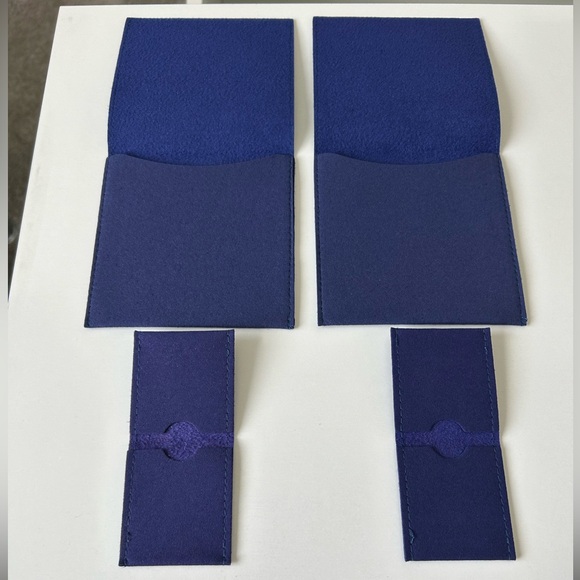Set of 4 Monica Vinader Jewelry Sleeves and 1 Polishing Cloth - Picture 3 of 9